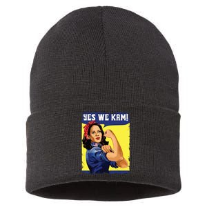 Yes We Kam Madam Harris Fun Sustainable Knit Beanie