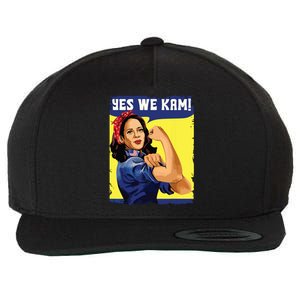 Yes We Kam Madam Harris Fun Wool Snapback Cap