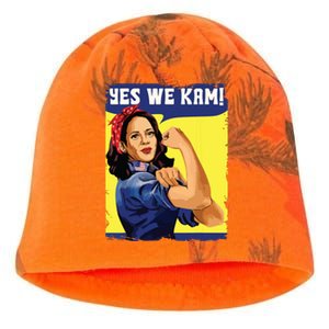 Yes We Kam Madam Harris Fun Kati - Camo Knit Beanie