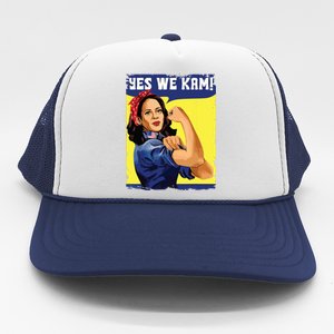 Yes We Kam Madam Harris Fun Trucker Hat