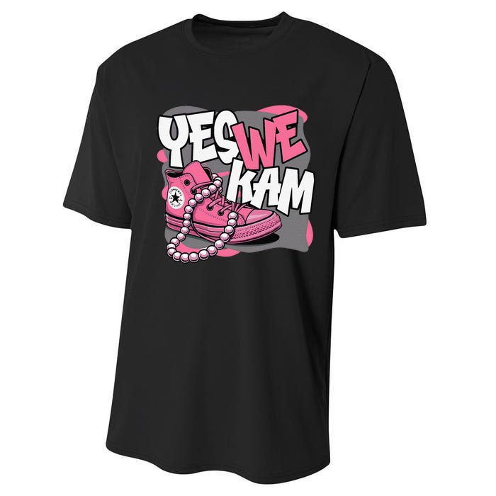 Yes We Kam Performance Sprint T-Shirt