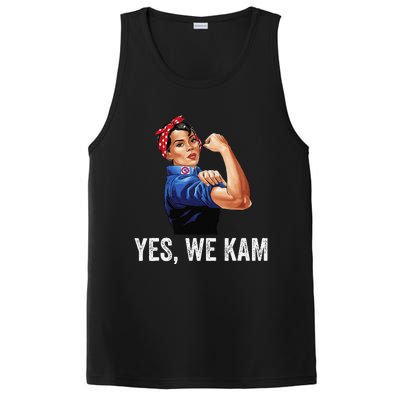 Yes We Kam 2024 Kamala Harris For President Elect Campaign PosiCharge Competitor Tank