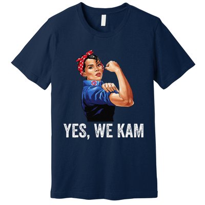 Yes We Kam 2024 Kamala Harris For President Elect Campaign Premium T-Shirt