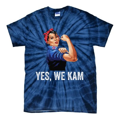 Yes We Kam 2024 Kamala Harris For President Elect Campaign Tie-Dye T-Shirt