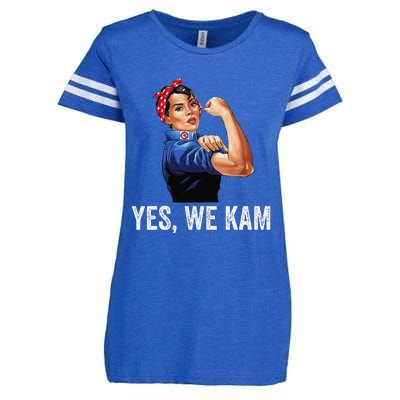 Yes We Kam 2024 Kamala Harris For President Elect Campaign Enza Ladies Jersey Football T-Shirt