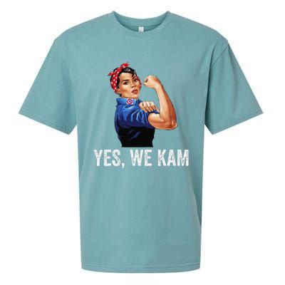 Yes We Kam 2024 Kamala Harris For President Elect Campaign Sueded Cloud Jersey T-Shirt