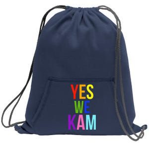 Yes We Kam Democrat Party Kamala Hariss Vote 2024 Sweatshirt Cinch Pack Bag