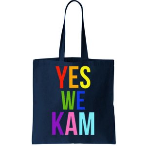 Yes We Kam Democrat Party Kamala Hariss Vote 2024 Tote Bag