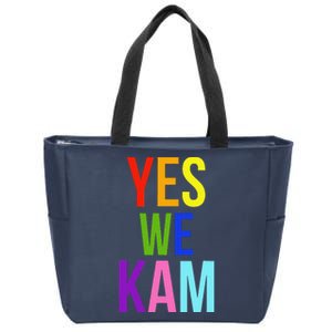 Yes We Kam Democrat Party Kamala Hariss Vote 2024 Zip Tote Bag