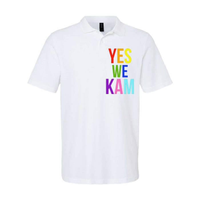 Yes We Kam Democrat Party Kamala Hariss Vote 2024 Softstyle Adult Sport Polo