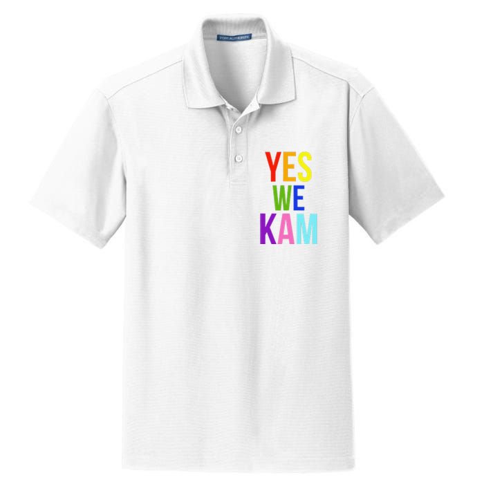 Yes We Kam Democrat Party Kamala Hariss Vote 2024 Dry Zone Grid Polo