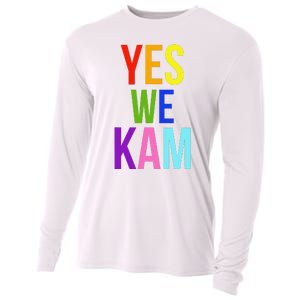 Yes We Kam Democrat Party Kamala Hariss Vote 2024 Cooling Performance Long Sleeve Crew