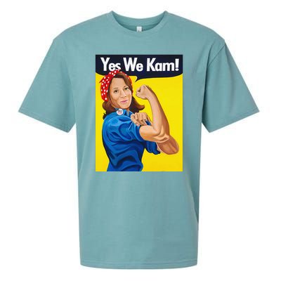 Yes We Kam Vote Madam Kamala Harris President Election Sueded Cloud Jersey T-Shirt