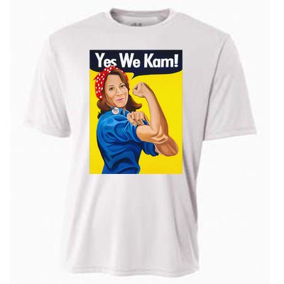 Yes We Kam Vote Madam Kamala Harris President Election Cooling Performance Crew T-Shirt