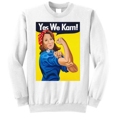 Yes We Kam Vote Madam Kamala Harris President Election Sweatshirt