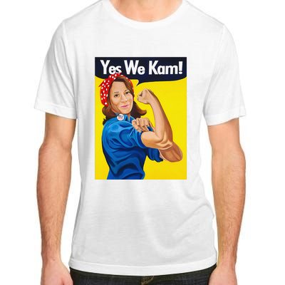 Yes We Kam Vote Madam Kamala Harris President Election Adult ChromaSoft Performance T-Shirt