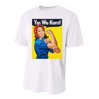 Yes We Kam Vote Madam Kamala Harris President Election Performance Sprint T-Shirt