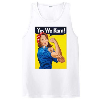 Yes We Kam Vote Madam Kamala Harris President Election PosiCharge Competitor Tank