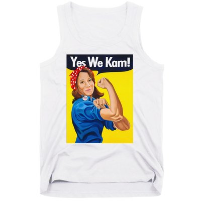 Yes We Kam Vote Madam Kamala Harris President Election Tank Top