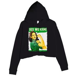 Yes We Kam Madam Harris Fun Crop Fleece Hoodie