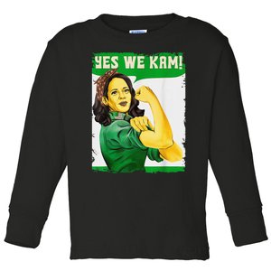 Yes We Kam Madam Harris Fun Toddler Long Sleeve Shirt