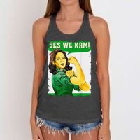 Yes We Kam Madam Harris Fun Women's Knotted Racerback Tank