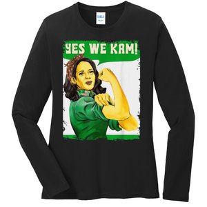 Yes We Kam Madam Harris Fun Ladies Long Sleeve Shirt