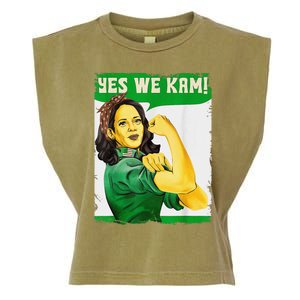 Yes We Kam Madam Harris Fun Garment-Dyed Women's Muscle Tee