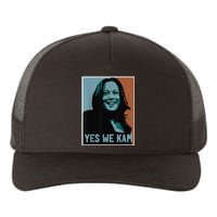 Yes We Kam Madam Harris Fun Yupoong Adult 5-Panel Trucker Hat