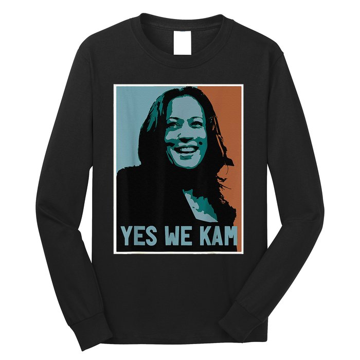 Yes We Kam Madam Harris Fun Long Sleeve Shirt