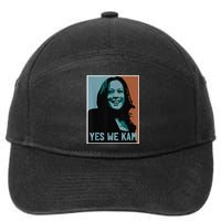 Yes We Kam Madam Harris Fun 7-Panel Snapback Hat