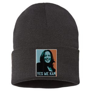 Yes We Kam Madam Harris Fun Sustainable Knit Beanie