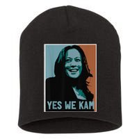 Yes We Kam Madam Harris Fun Short Acrylic Beanie