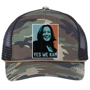 Yes We Kam Madam Harris Fun Retro Rope Trucker Hat Cap