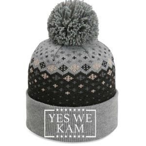 Yes We Kam Saying Quote The Baniff Cuffed Pom Beanie