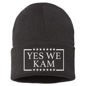 Yes We Kam Saying Quote Sustainable Knit Beanie