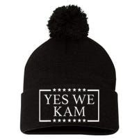 Yes We Kam Saying Quote Pom Pom 12in Knit Beanie