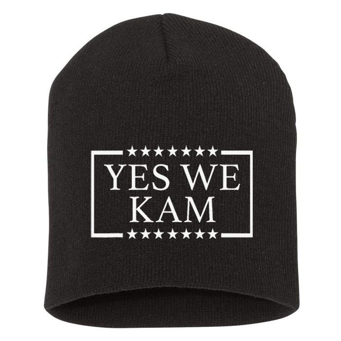 Yes We Kam Saying Quote Short Acrylic Beanie