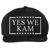 Yes We Kam Saying Quote Wool Snapback Cap