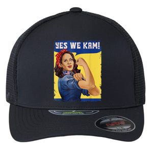 Yes We Kam Madam Harris Kamala Harris 2024 For President Flexfit Unipanel Trucker Cap