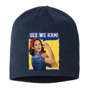 Yes We Kam Madam Harris Kamala Harris 2024 For President Sustainable Beanie