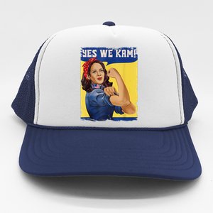 Yes We Kam Madam Harris Kamala Harris 2024 For President Trucker Hat