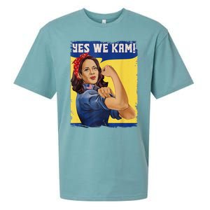 Yes We Kam Madam Harris Kamala Harris 2024 For President Sueded Cloud Jersey T-Shirt