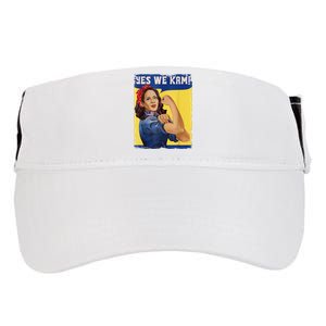 Yes We Kam Madam Harris Kamala Harris 2024 For President Adult Drive Performance Visor