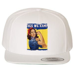 Yes We Kam Madam Harris Kamala Harris 2024 For President Wool Snapback Cap