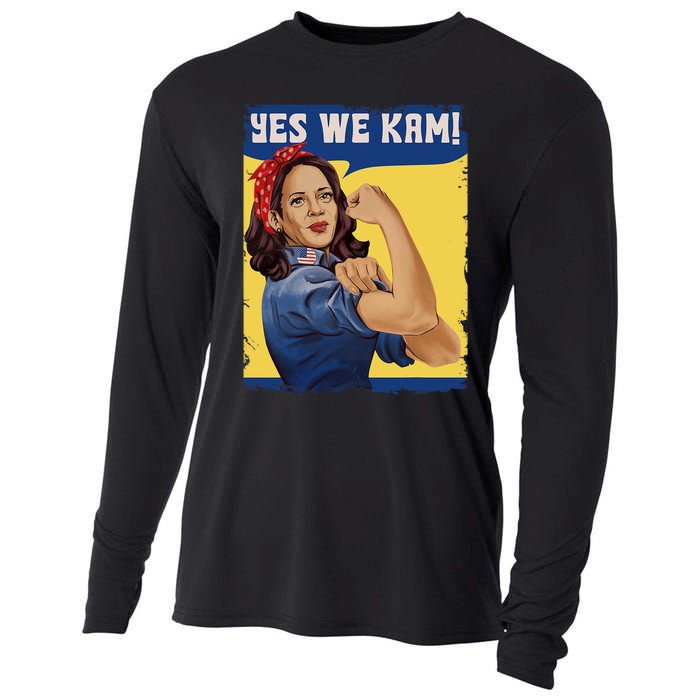 Yes We Kam Madam Harris Fun Cooling Performance Long Sleeve Crew