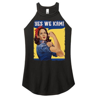 Yes We Kam Madam Harris Fun Women’s Perfect Tri Rocker Tank