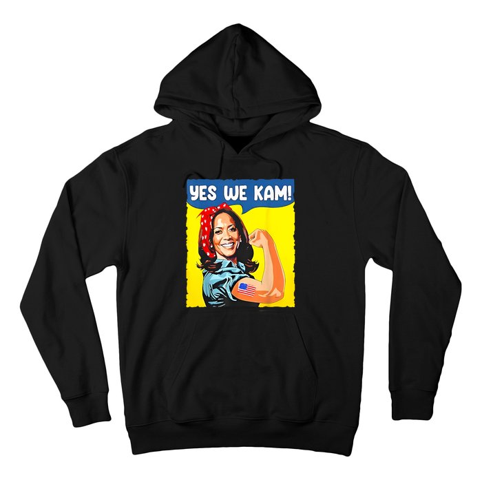 Yes We Kam Madam Harris Funny Saying Quote Kalama President Hoodie