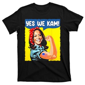 Yes We Kam Madam Harris Funny Saying Quote Kalama President T-Shirt