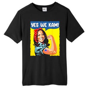 Yes We Kam Madam Harris Funny Saying Quote Kalama President Tall Fusion ChromaSoft Performance T-Shirt